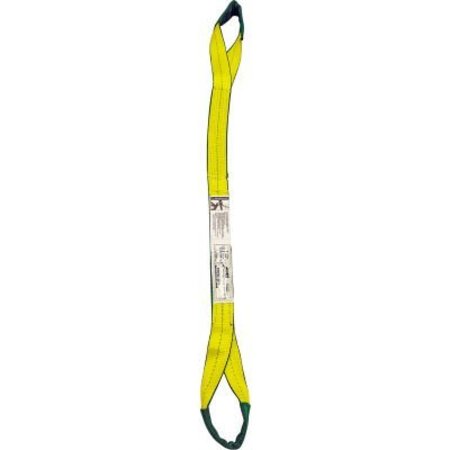 MAZZELLA Lift America 4' Poly Web Sling Eye & Eye, 5120/6400/12800 Lbs Cap S152036